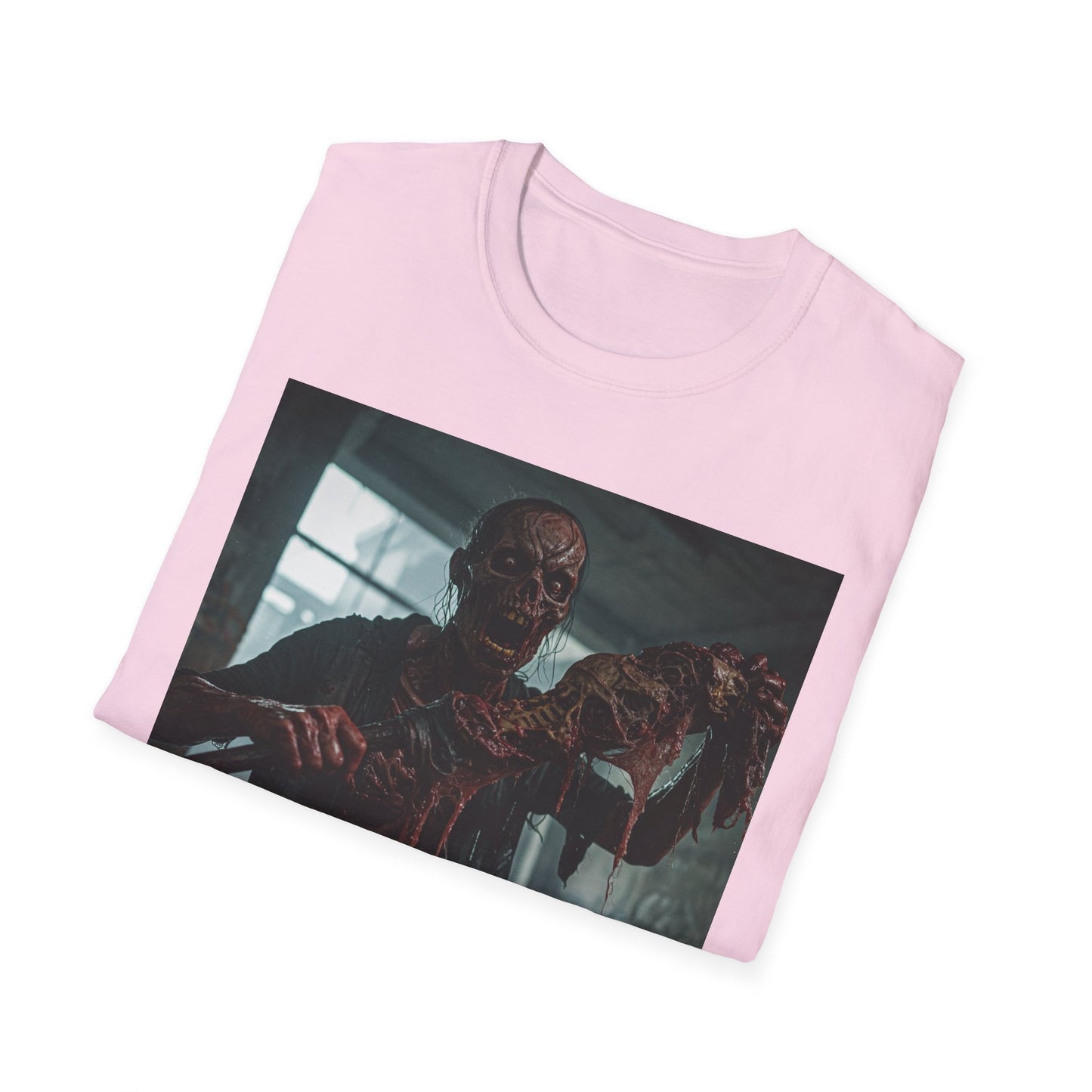 Creepy Zombie Graphic Unisex T-Shirt - Perfect for Halloween & Horror Fans