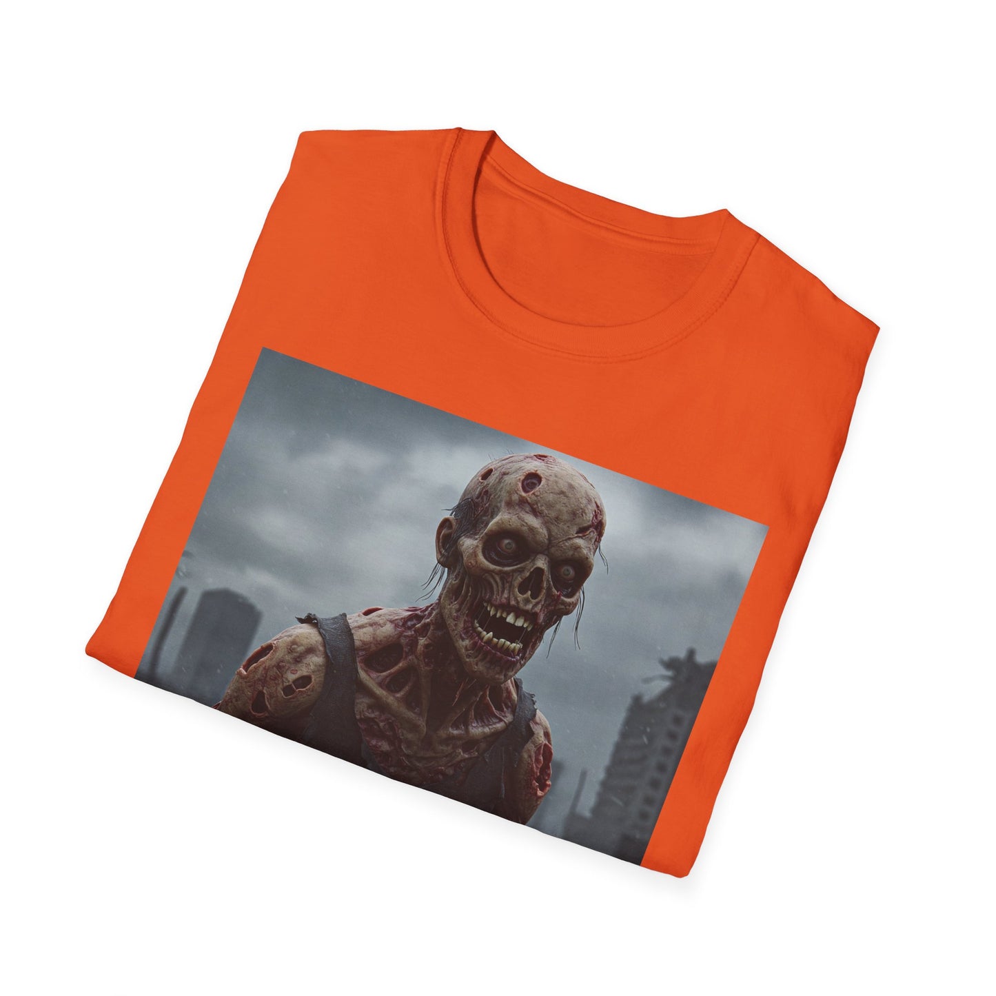 Zombie Apocalypse Apocalyptic Portrait Tee: A Vision of Decay