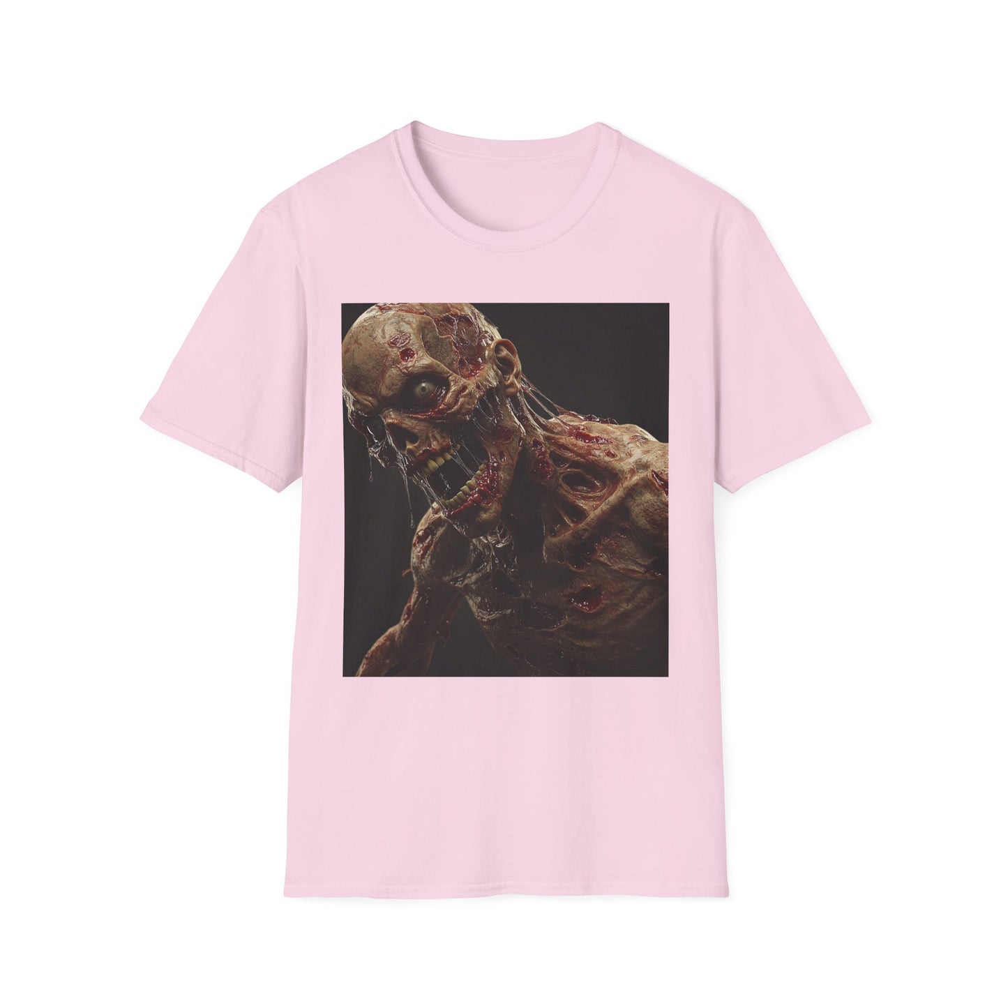 Zombie Art Unisex Softstyle T-Shirt - Graphic Horror Tee