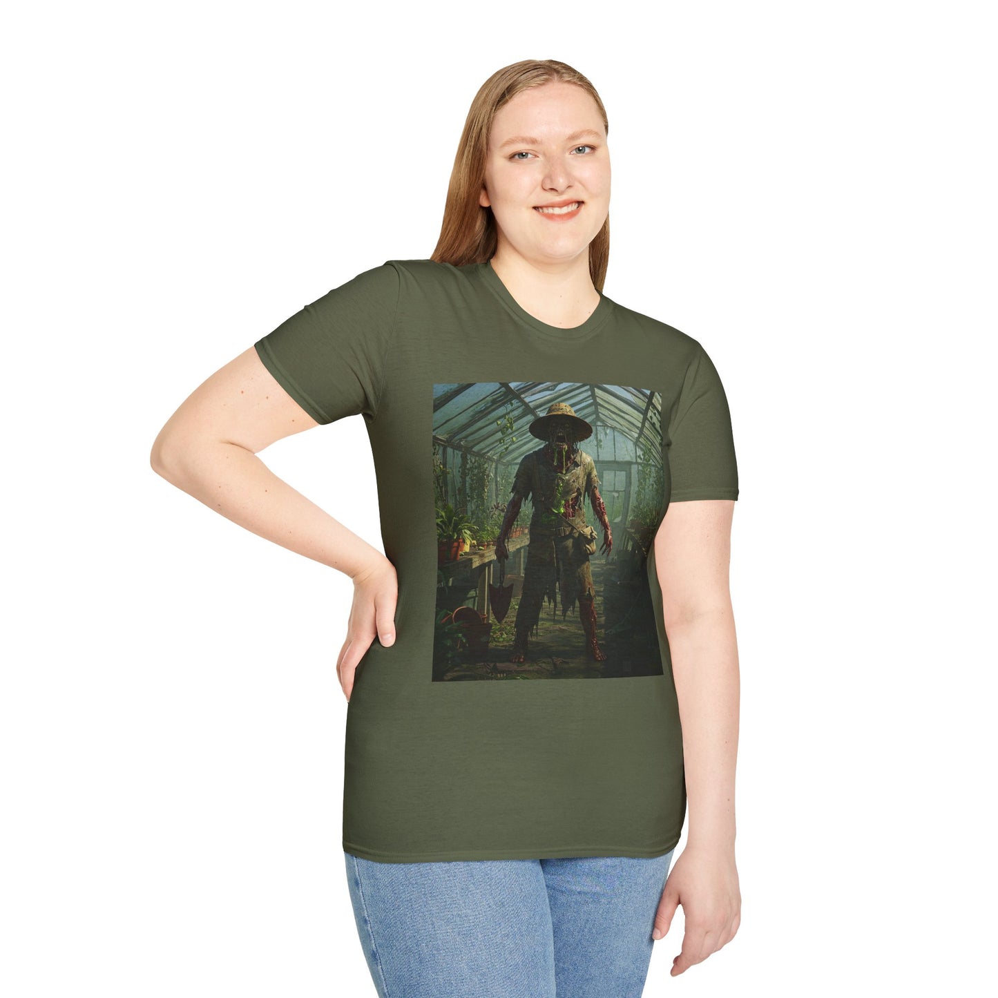 Unisex Softstyle T-Shirt - Gothic Scarecrow Graphic Tee