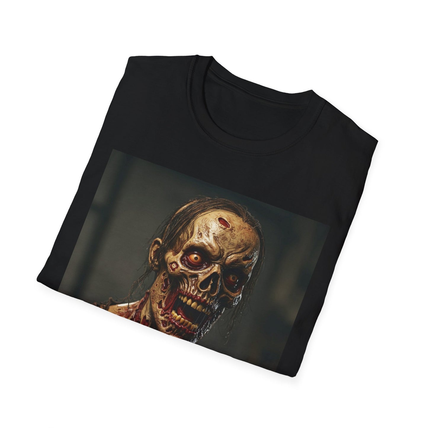 Apocalyptic Portrait Tee: A Vision of Decay Zombie Horror