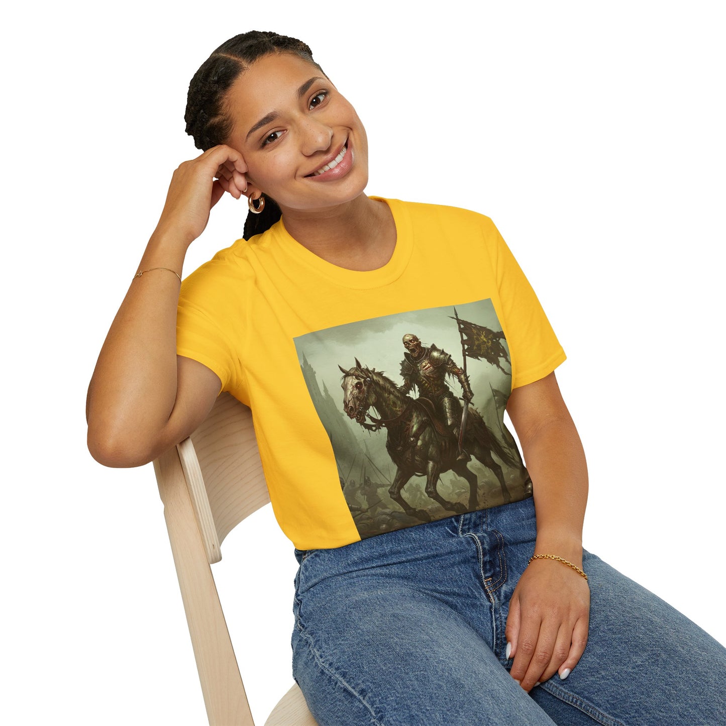 Epic Knight Riding T-Shirt - Unisex Fantasy Graphic Tee