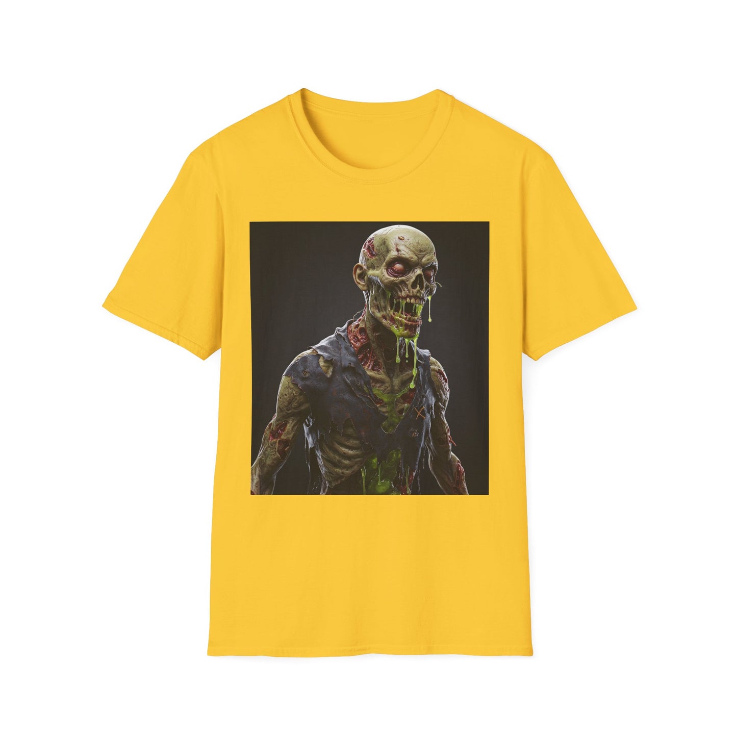 Zombie Apocalypse Unisex Softstyle T-Shirt - Perfect for Halloween and Horror Fans