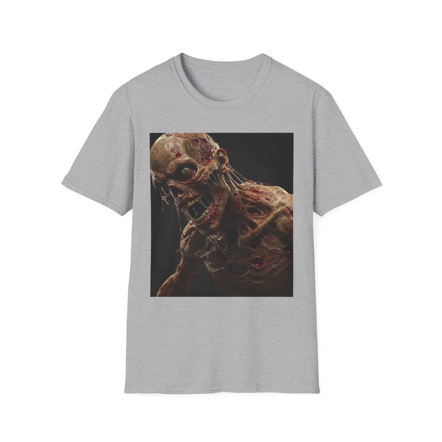 Zombie Art Unisex Softstyle T-Shirt - Graphic Horror Tee