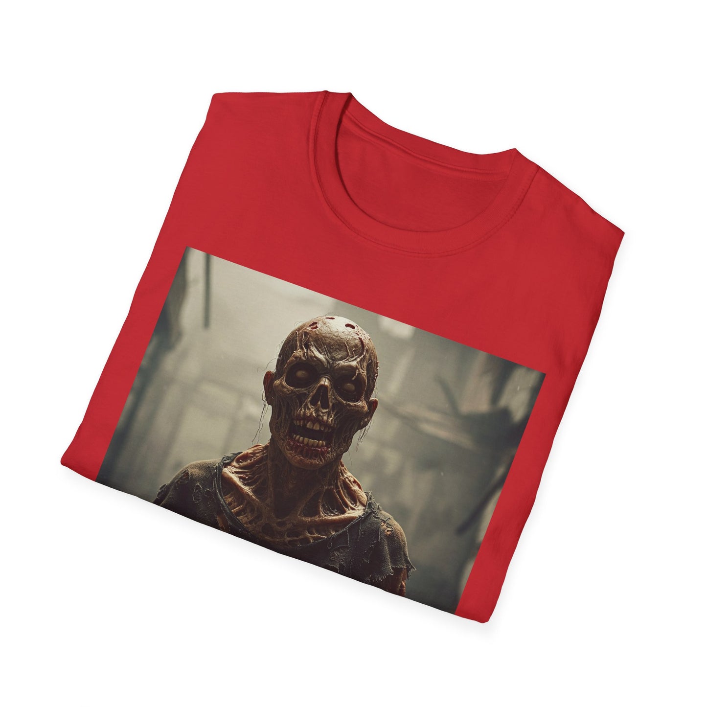 Apocalyptic Portrait Tee: A Vision of Decay