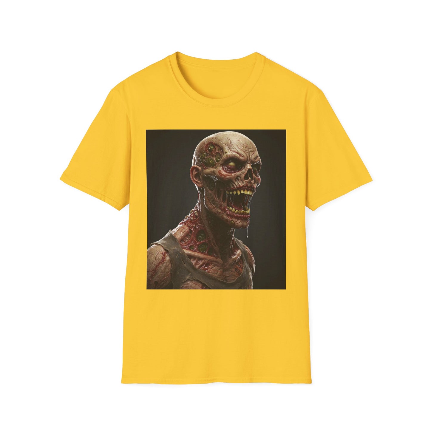 Zombie Graphic Unisex Softstyle T-Shirt | Horror Movie Fan Apparel