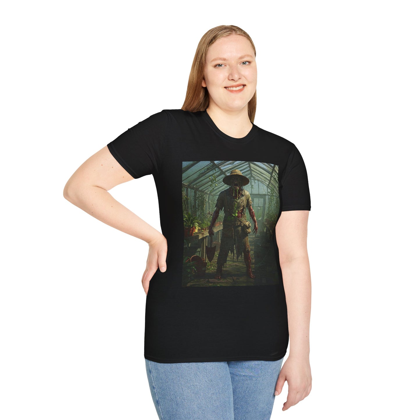 Unisex Softstyle T-Shirt - Gothic Scarecrow Graphic Tee