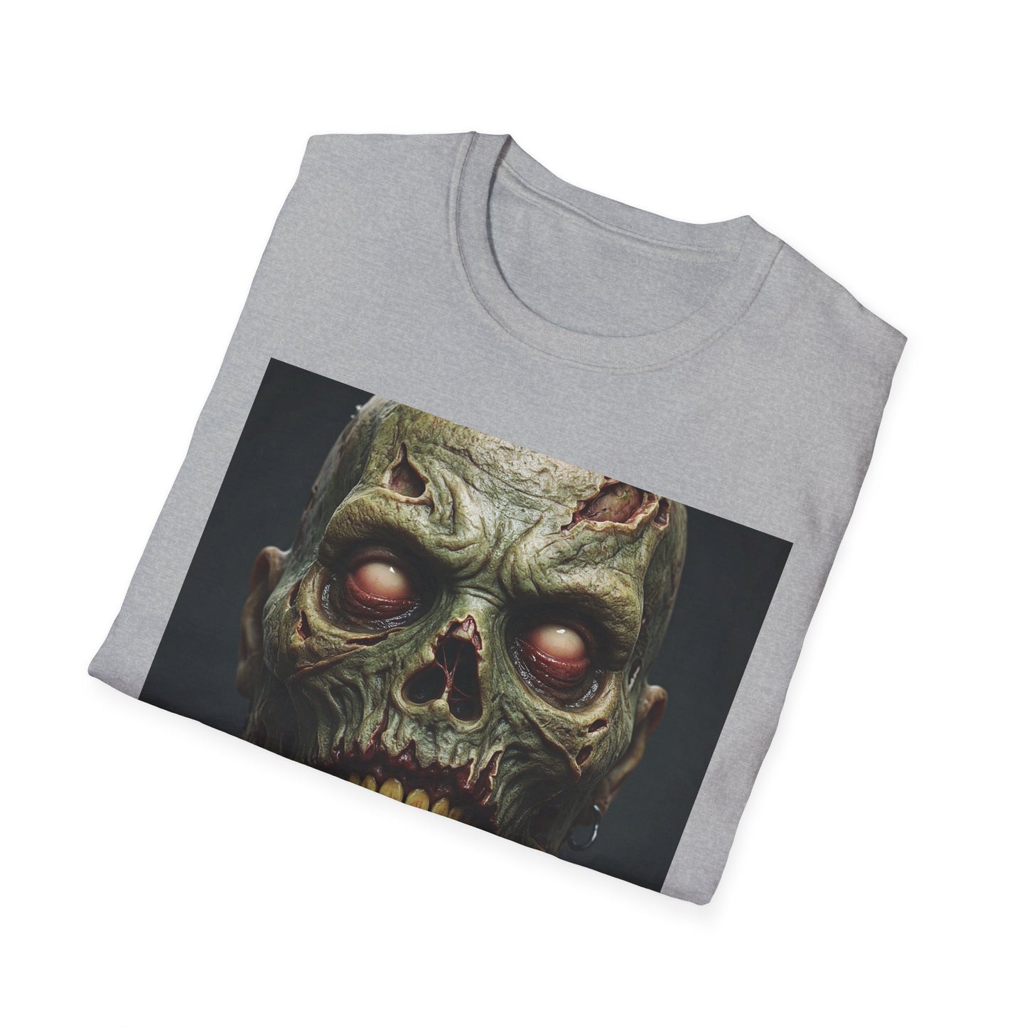 Zombie Apocalypse Apocalyptic Portrait Tee, bold, decaying zombie graphic