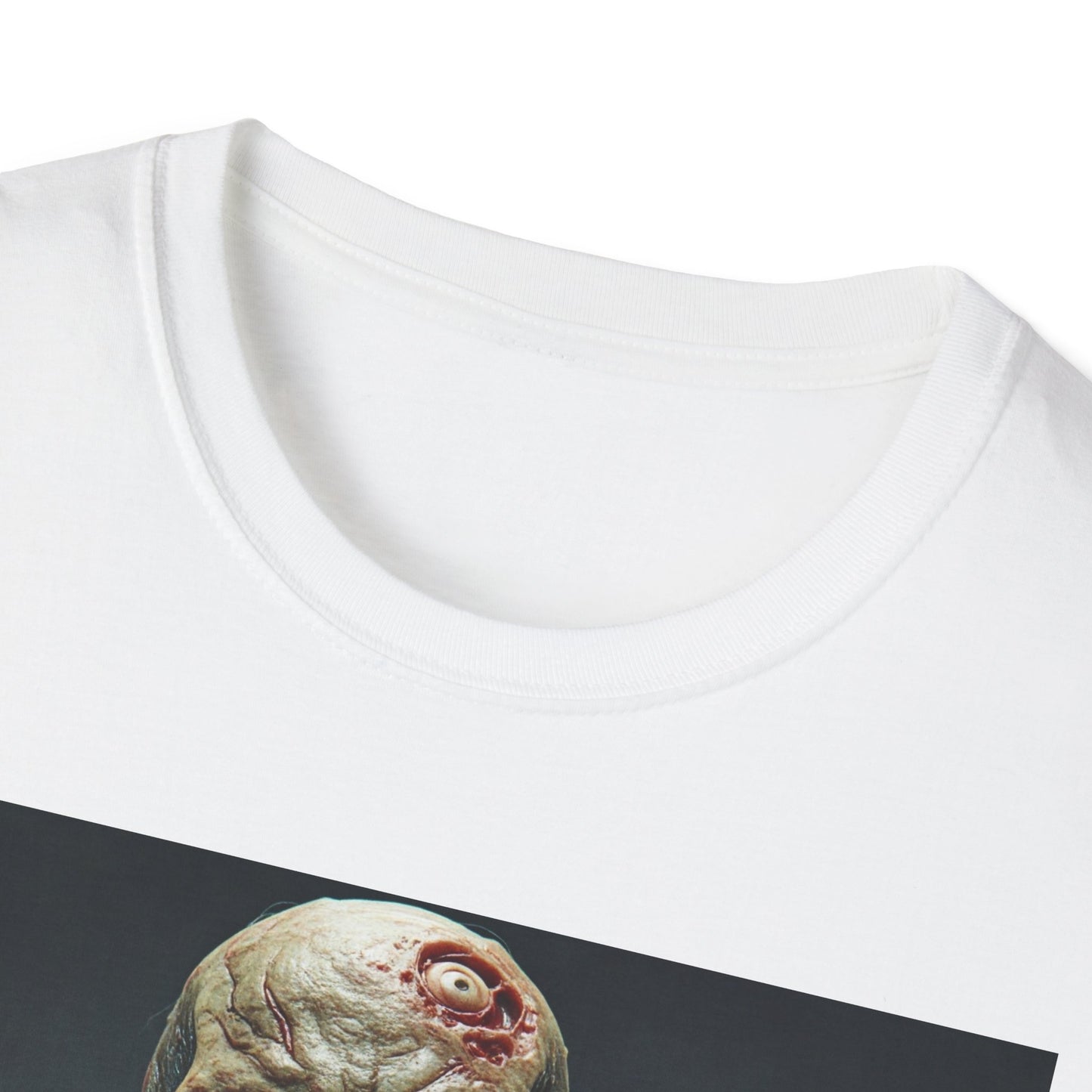 Apocalyptic Portrait Tee, bold, decaying zombie graphic