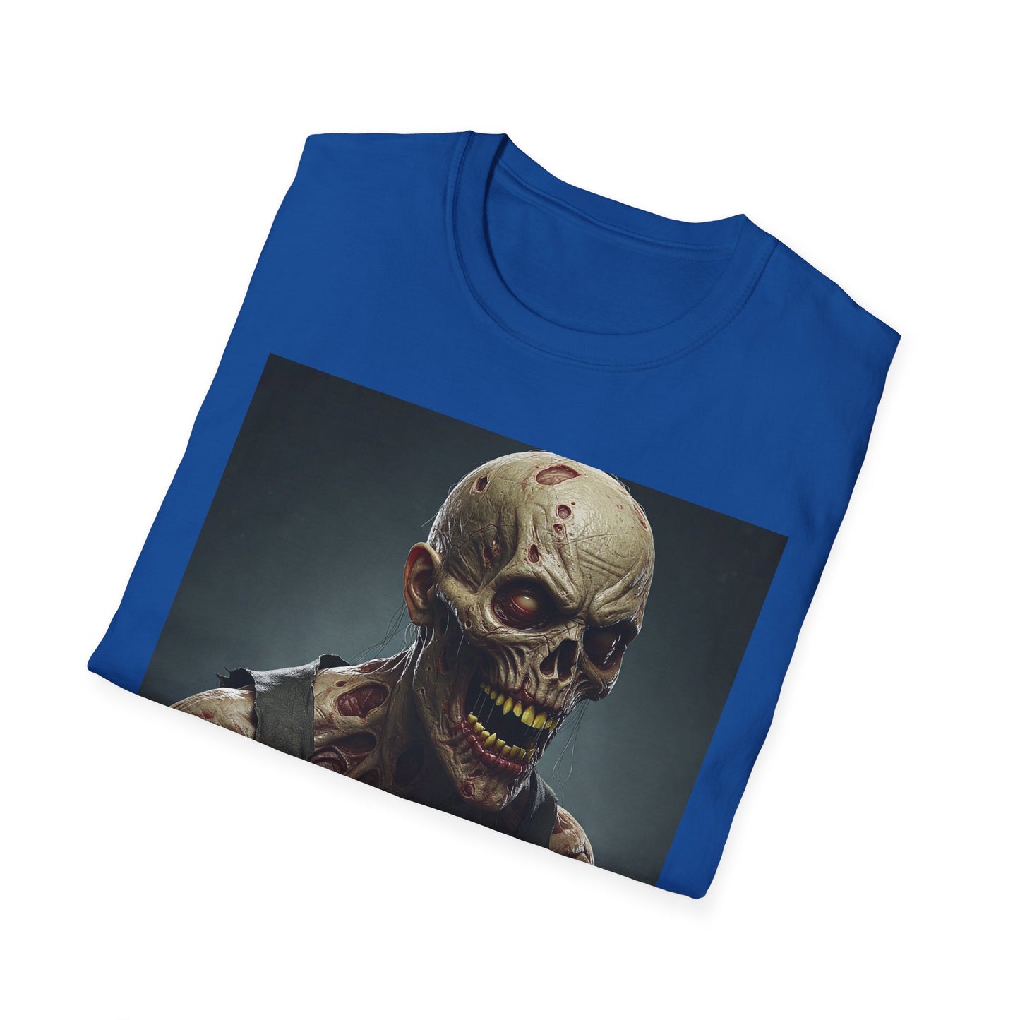 Apocalyptic Portrait Tee, bold, decaying zombie graphic