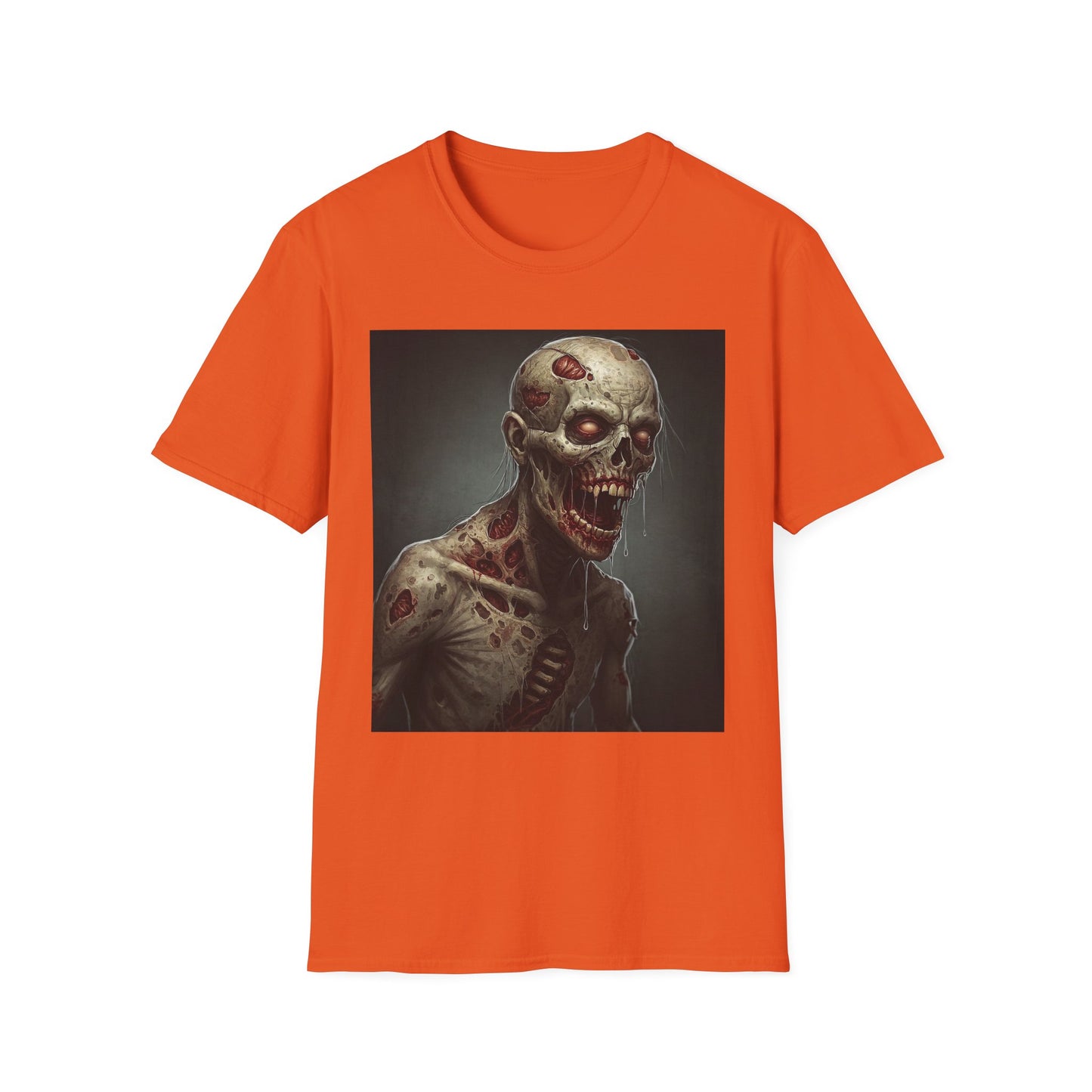 Zombie Graphic Unisex Softstyle T-Shirt for Horror Fans