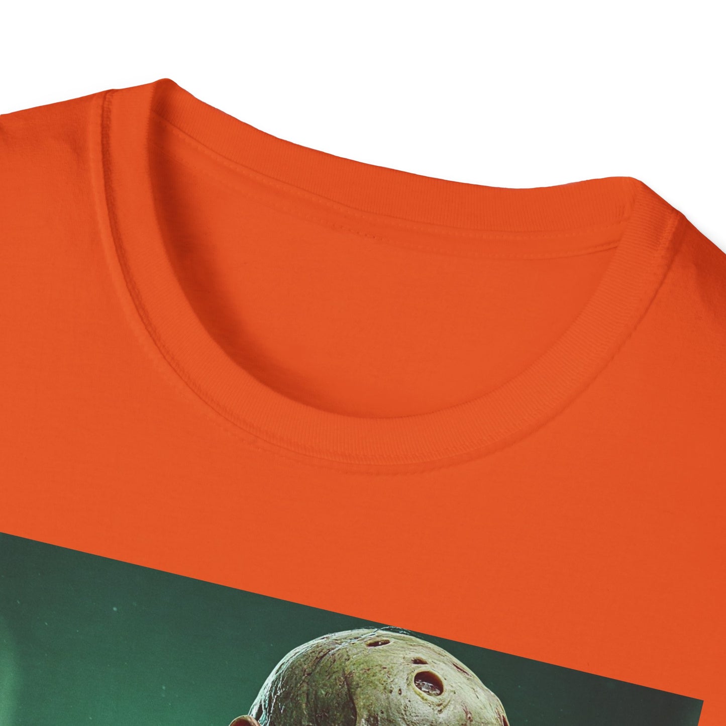 Apocalyptic Portrait Tee, bold, decaying zombie graphic