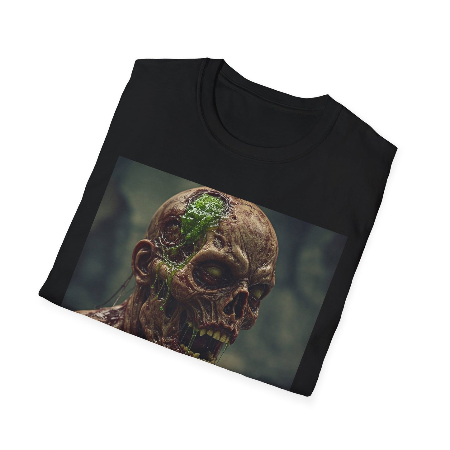 Unisex Softstyle T-Shirt - Skeletal Creepy Art Design