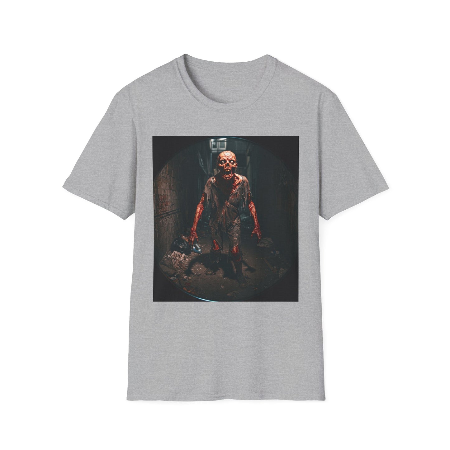 Apocalyptic Portrait Tee: A Vision of Decay