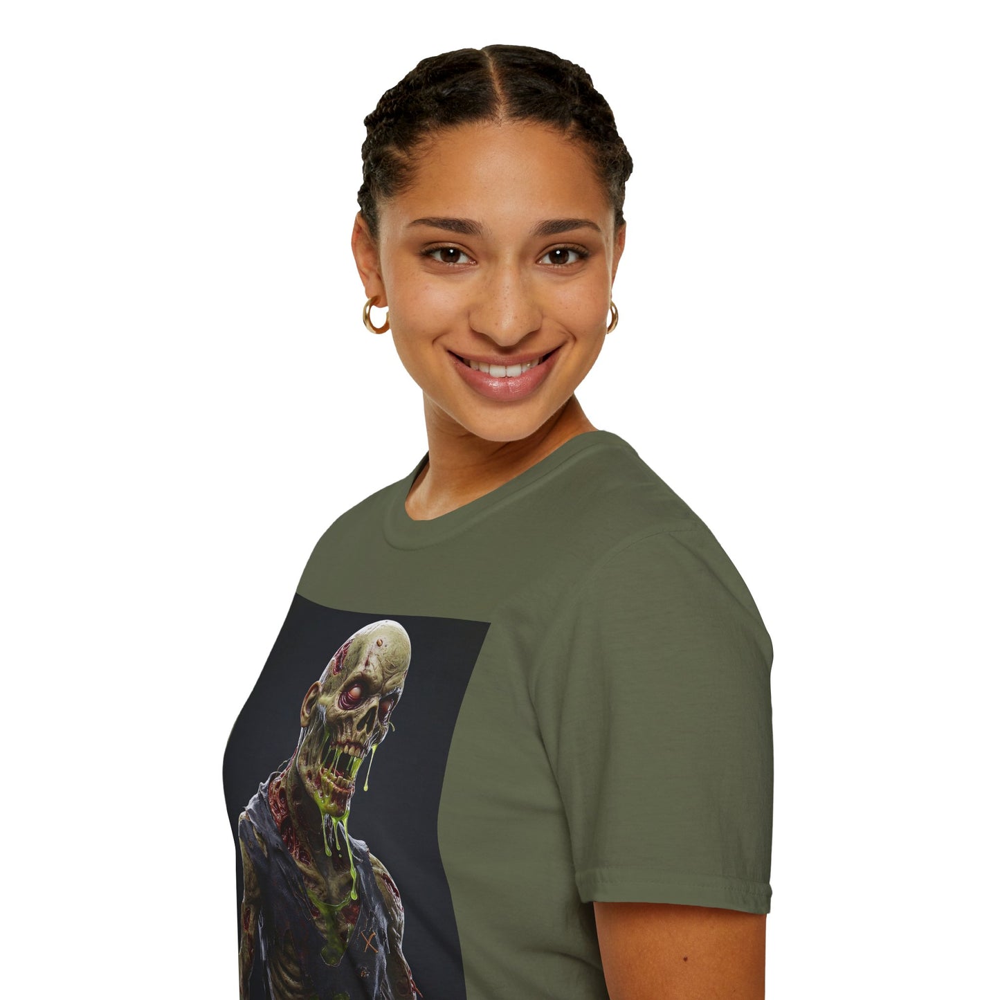 Zombie Apocalypse Unisex Softstyle T-Shirt - Perfect for Halloween and Horror Fans