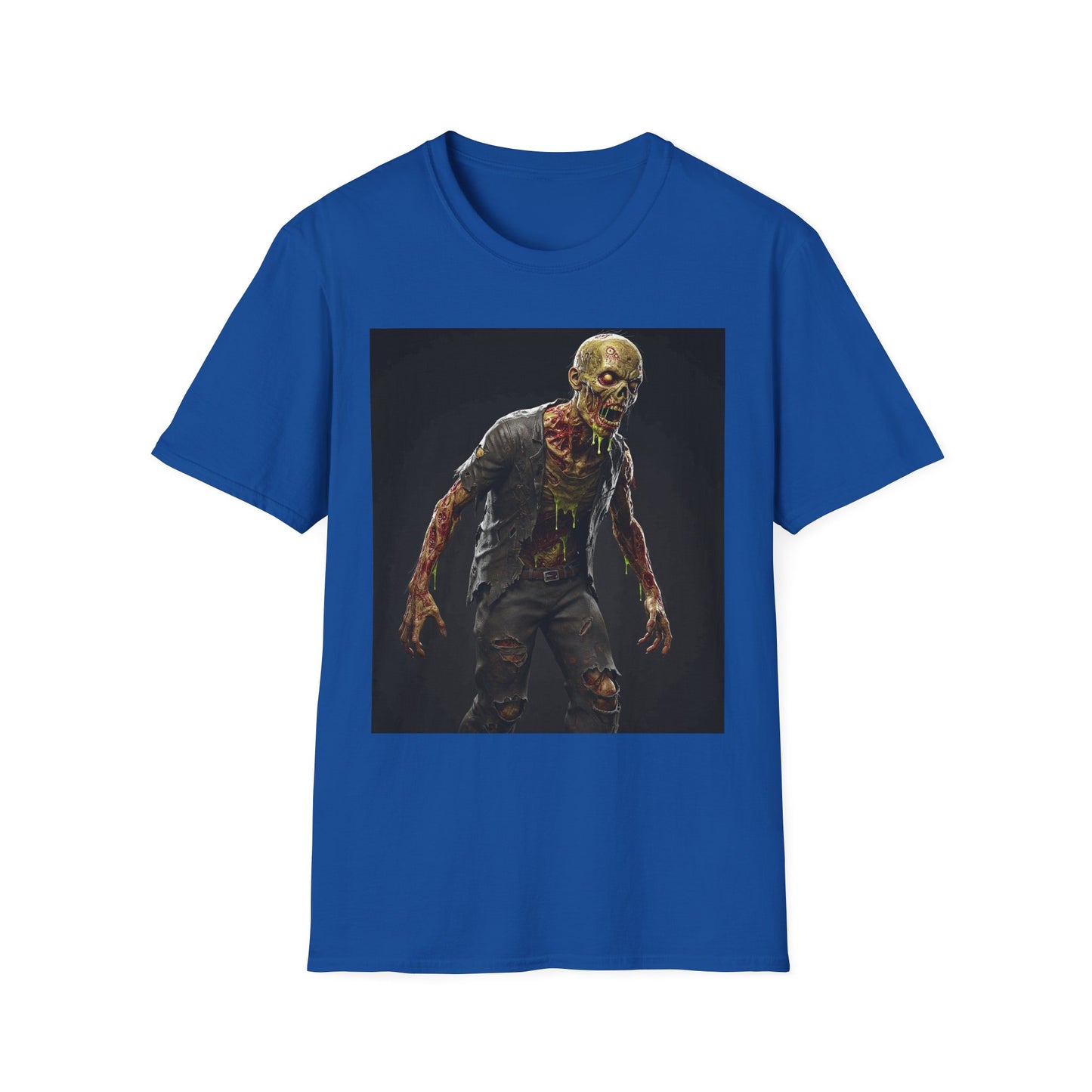 Zombie Graphic Unisex Softstyle T-Shirt | Perfect for Halloween and Horror Fans