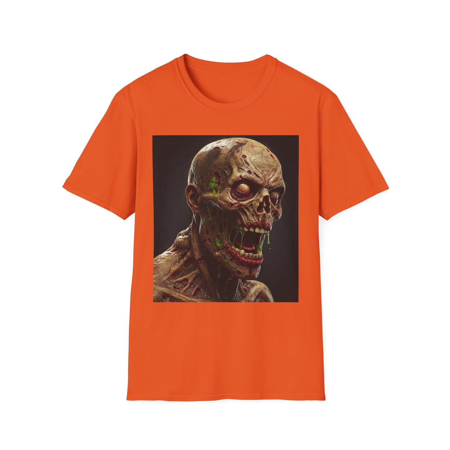 Creepy Skeleton Graphic T-Shirt - Unisex Softstyle Horror Tee