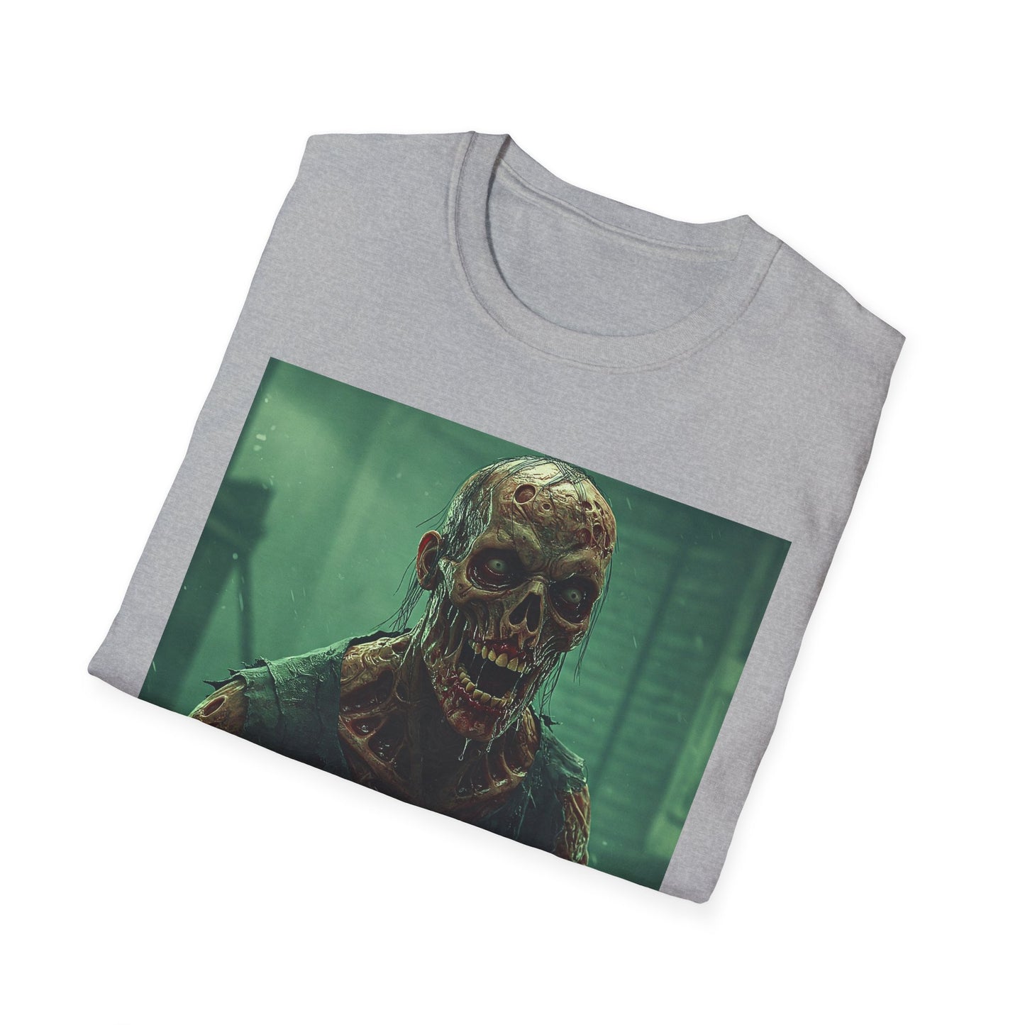 Creepy Skeleton Graphic Unisex Softstyle T-Shirt