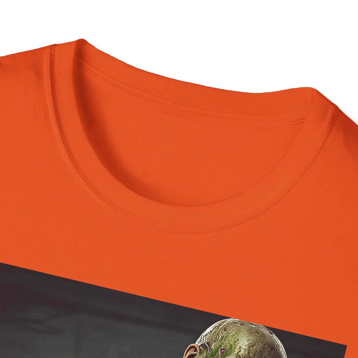 Zombie Graphic Unisex Softstyle T-Shirt - Perfect for Halloween and Horror Fans