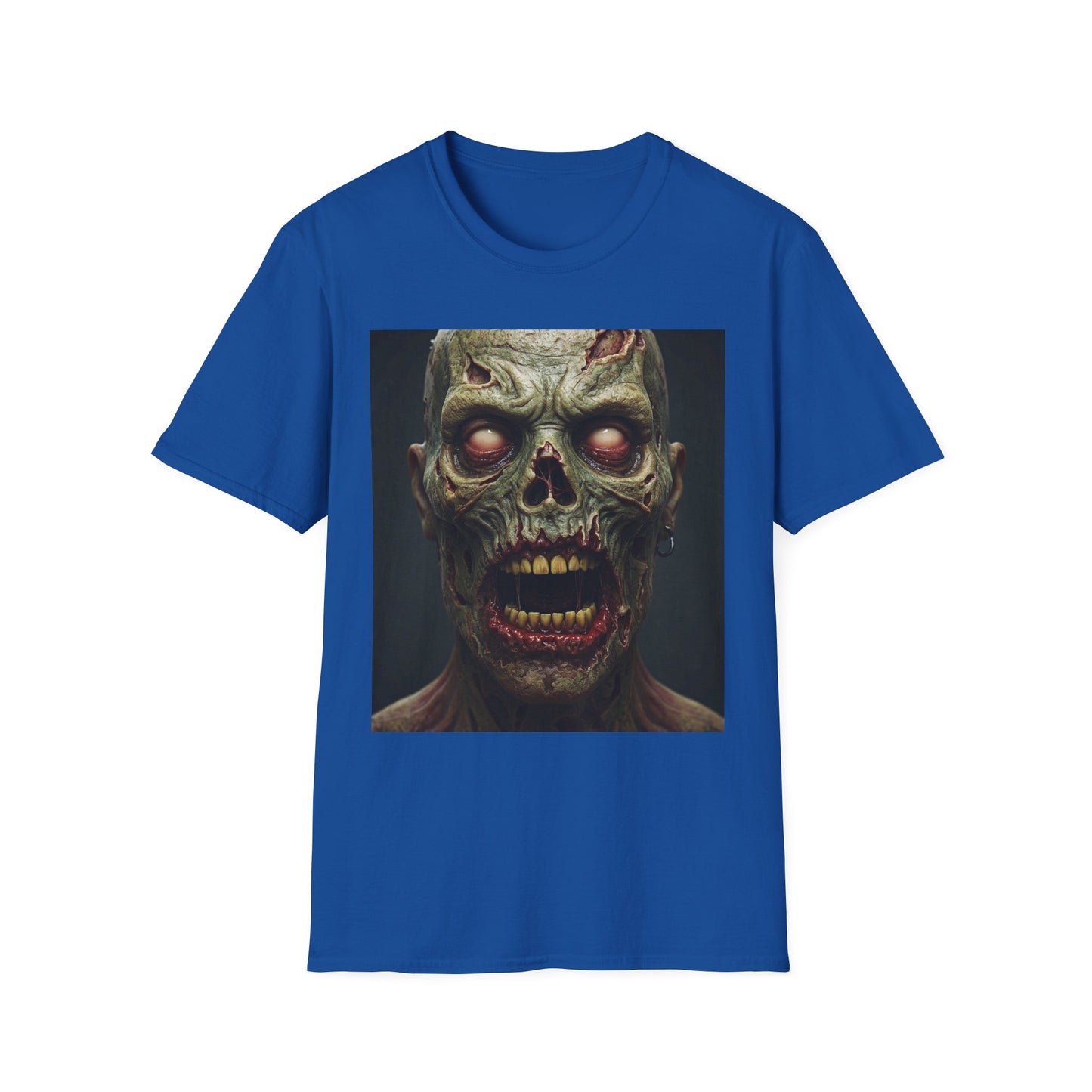 Zombie Apocalypse Apocalyptic Portrait Tee, bold, decaying zombie graphic