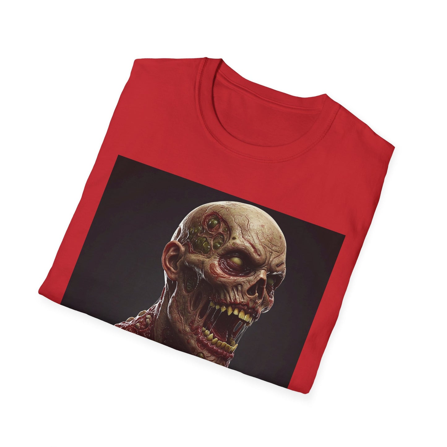 Zombie Graphic Unisex Softstyle T-Shirt | Horror Movie Fan Apparel