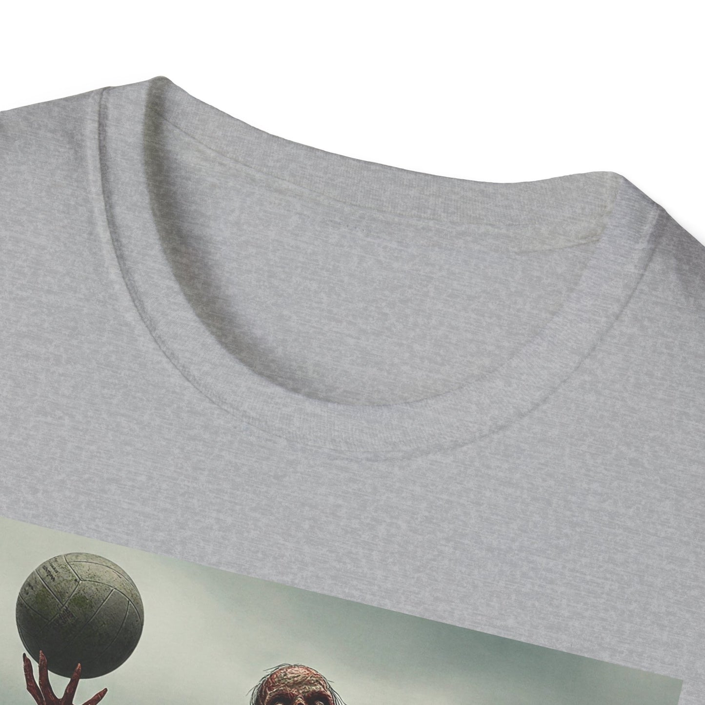 Zombie Basketball Unisex Softstyle T-Shirt | Horror Graphic Tee