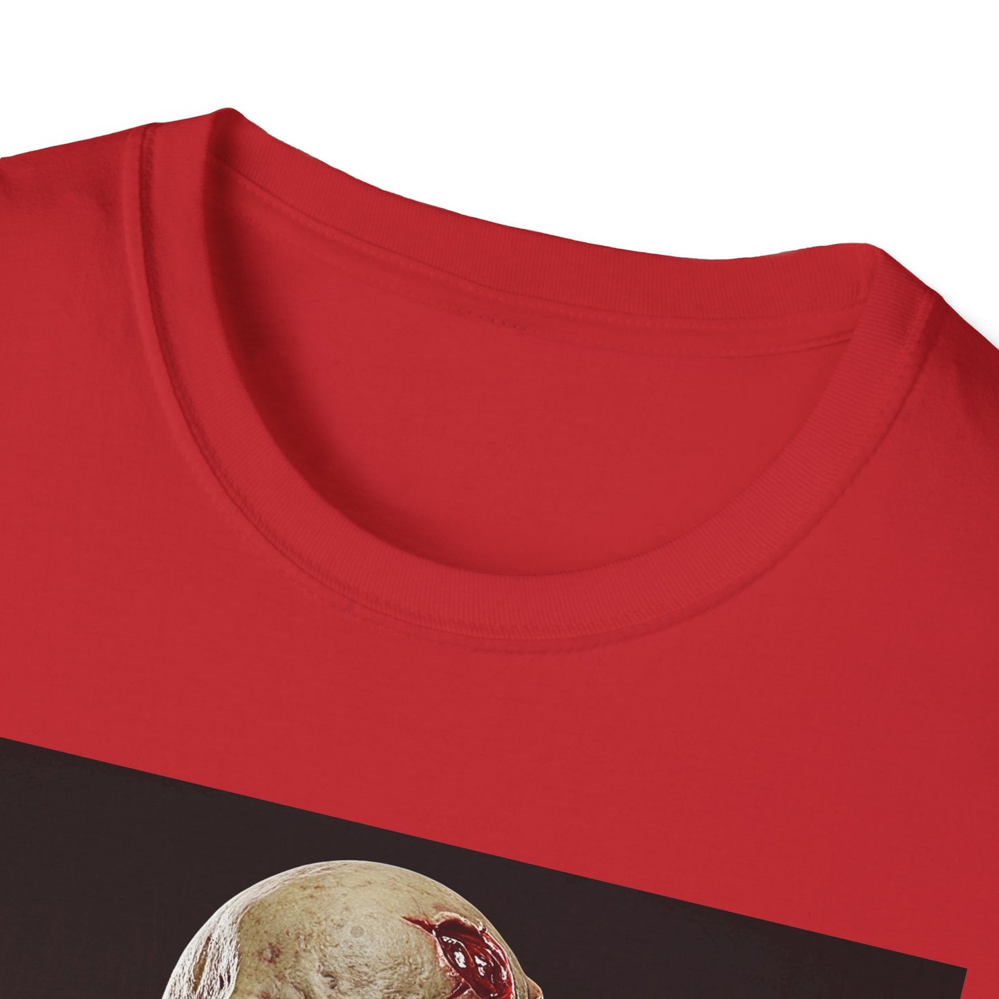 Apocalyptic Portrait Tee, bold, decaying zombie graphic