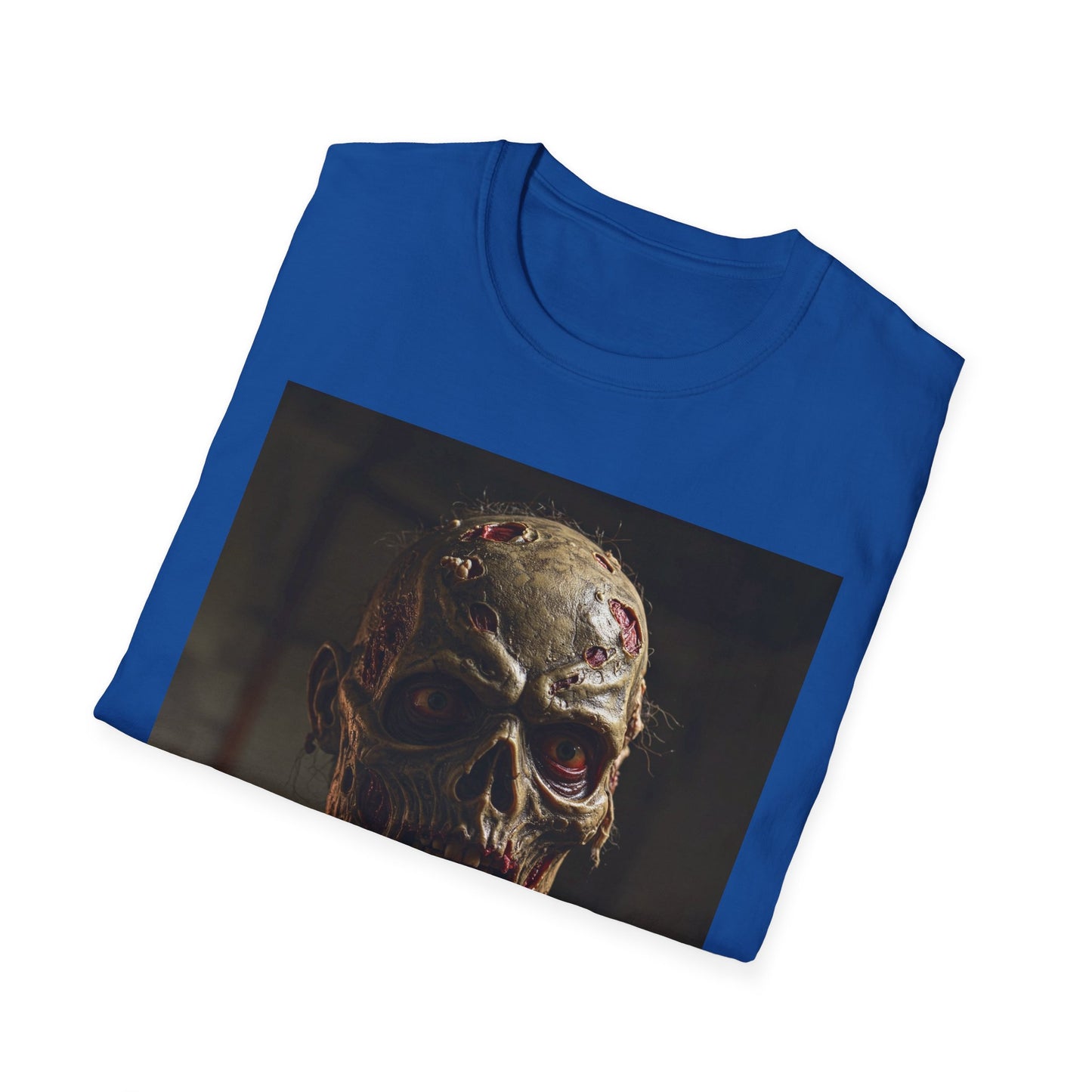 Apocalyptic Portrait Tee, bold, decaying zombie graphic