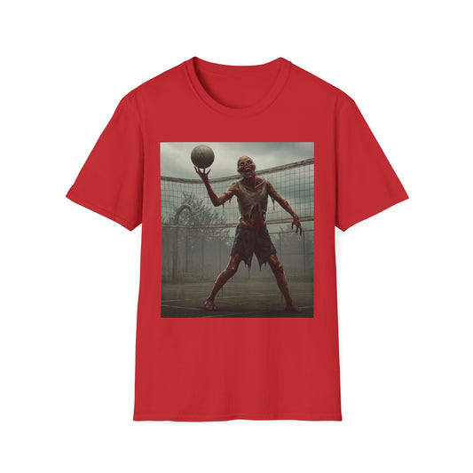 Zombie Basketball Unisex Softstyle T-Shirt | Horror Graphic Tee