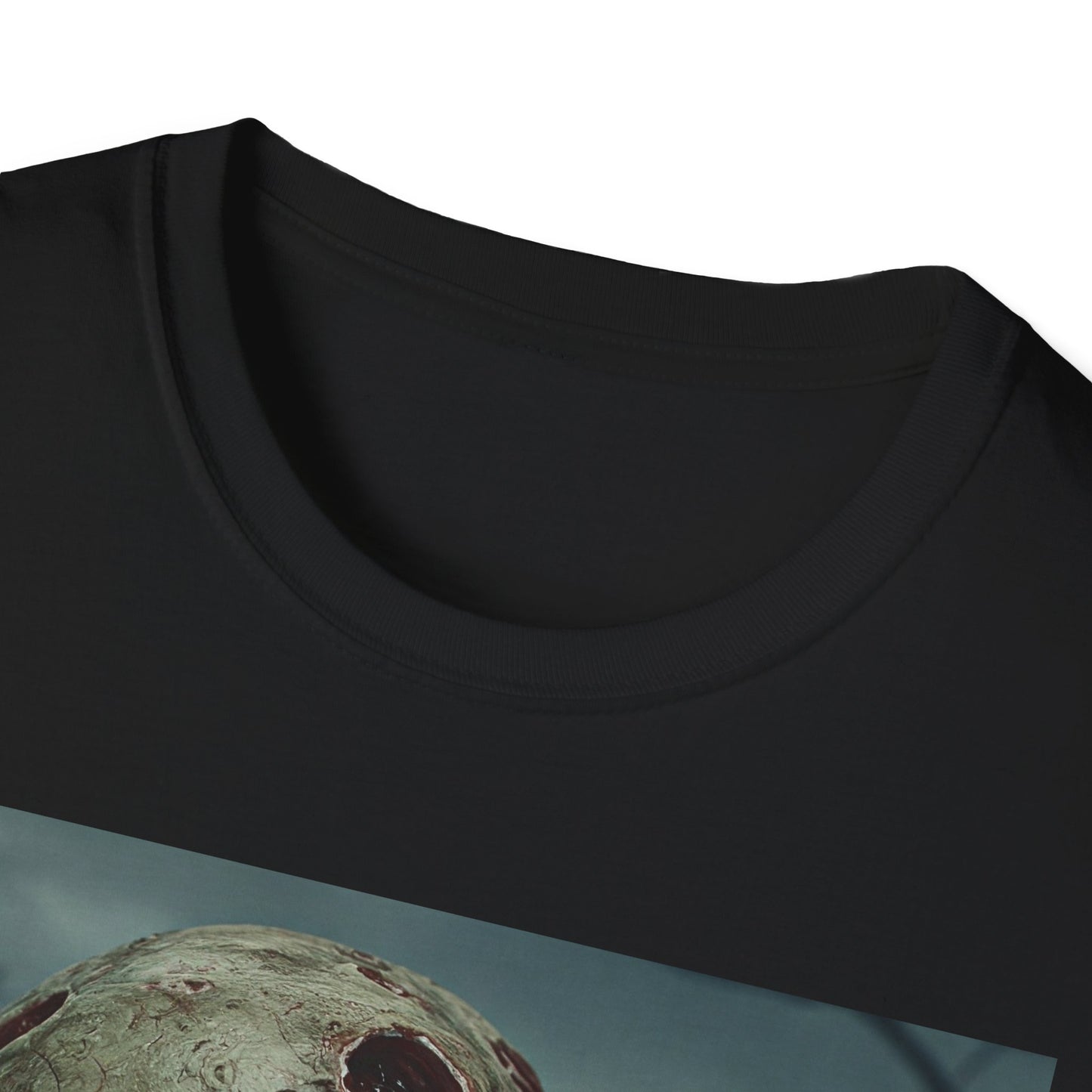 Apocalyptic Portrait Tee: A Vision of Decay