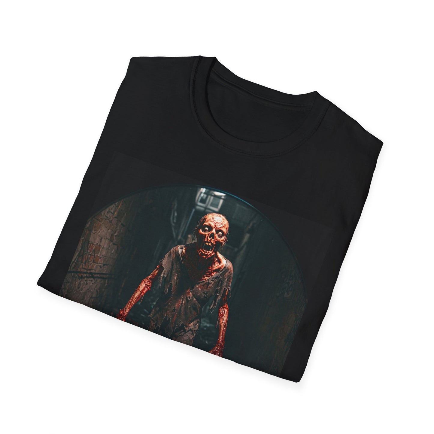 Apocalyptic Portrait Tee: A Vision of Decay