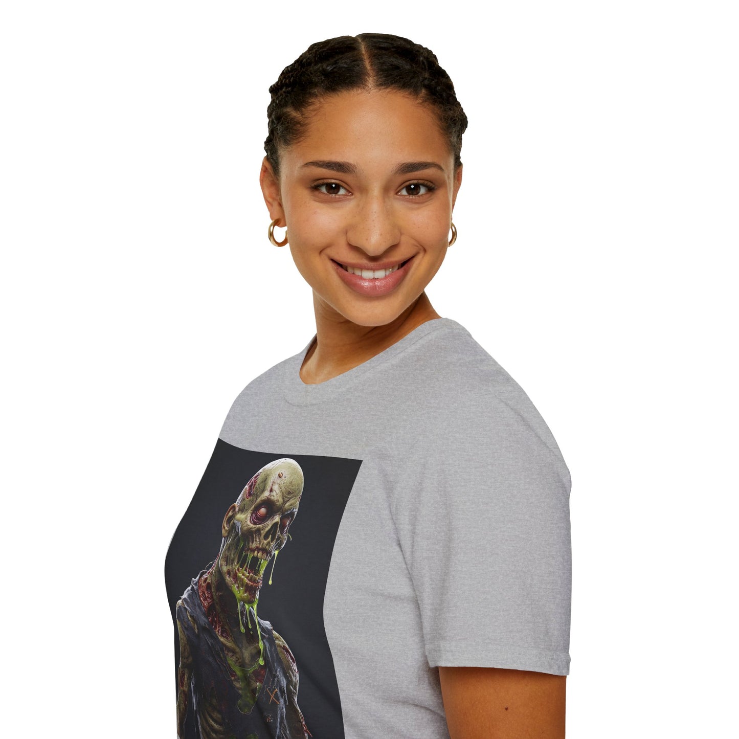 Zombie Apocalypse Unisex Softstyle T-Shirt - Perfect for Halloween and Horror Fans