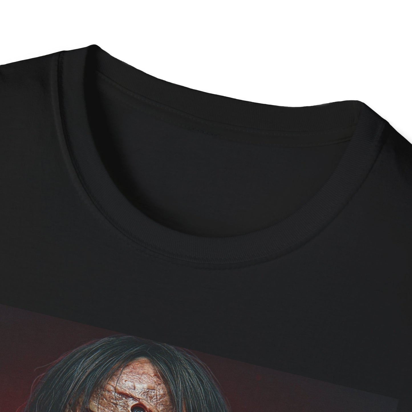 Apocalyptic Portrait Tee, bold, decaying zombie graphic