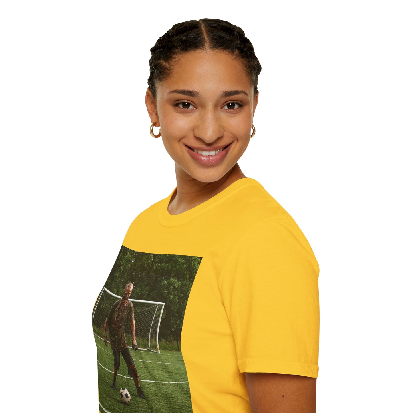 Soccer Themed Unisex Softstyle T-Shirt - Perfect for Sports Lovers