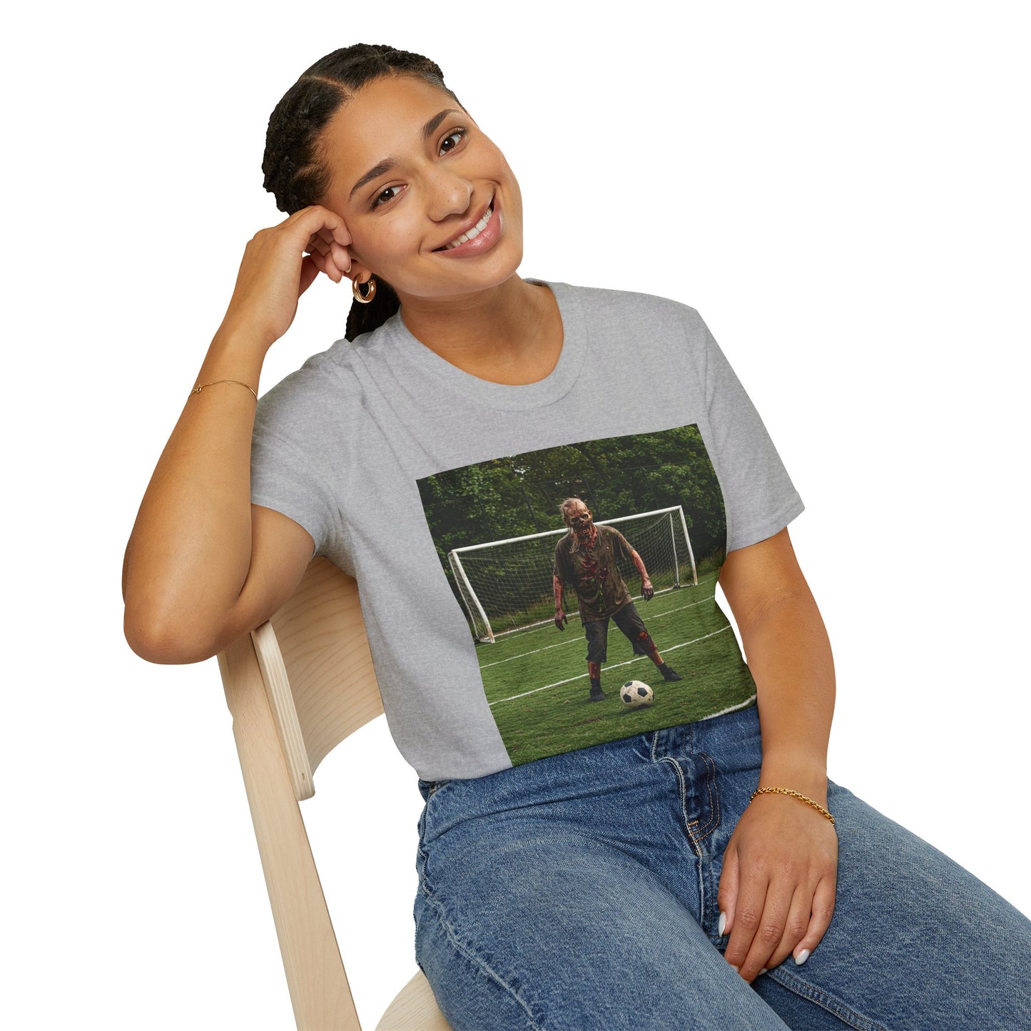 Soccer Themed Unisex Softstyle T-Shirt - Perfect for Sports Lovers