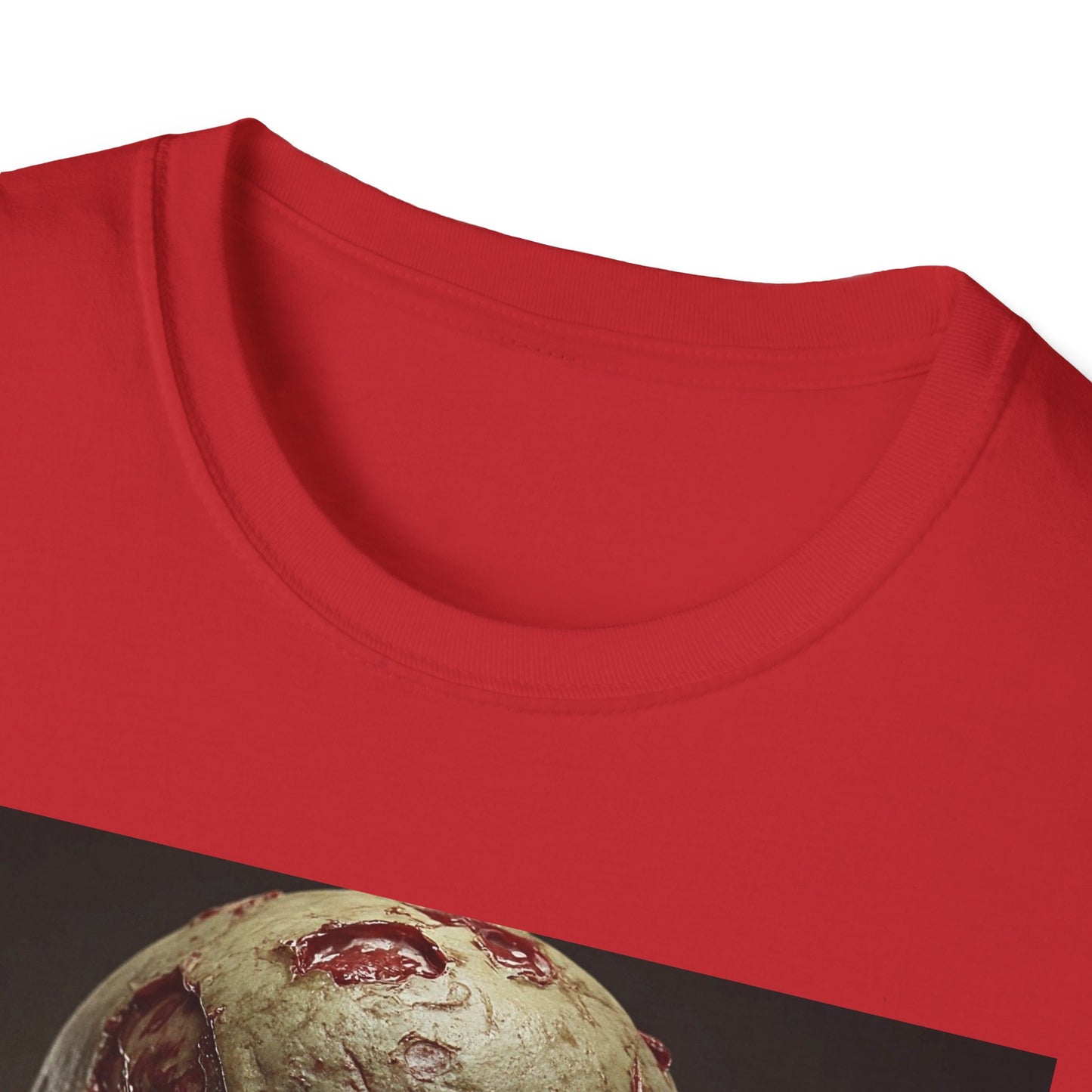 Apocalyptic Portrait Tee, bold, decaying zombie graphic