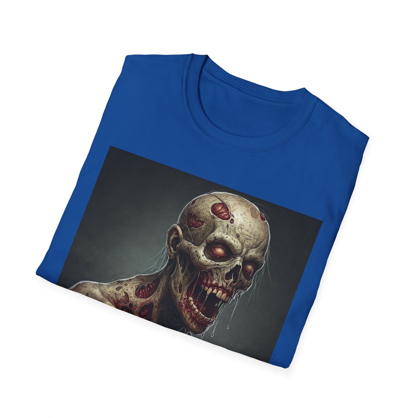 Zombie Graphic Unisex Softstyle T-Shirt for Horror Fans