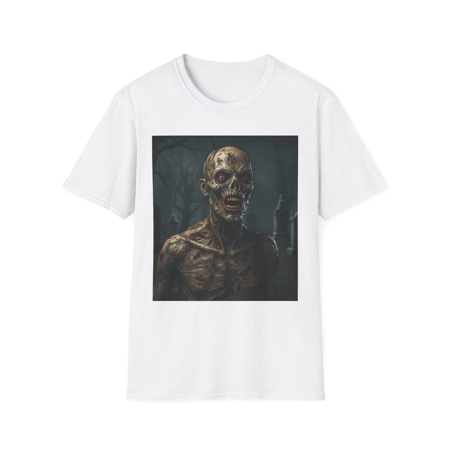 Apocalyptic Portrait Tee: A Vision of Decay