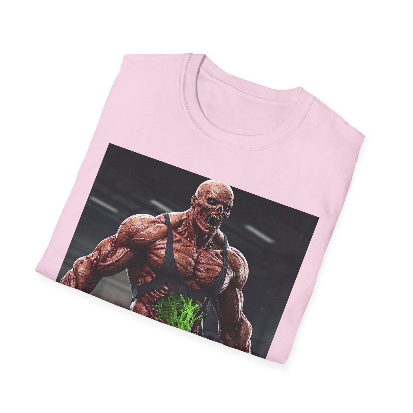 Muscle Graphic Unisex Softstyle T-Shirt - Ideal for Gym Lovers