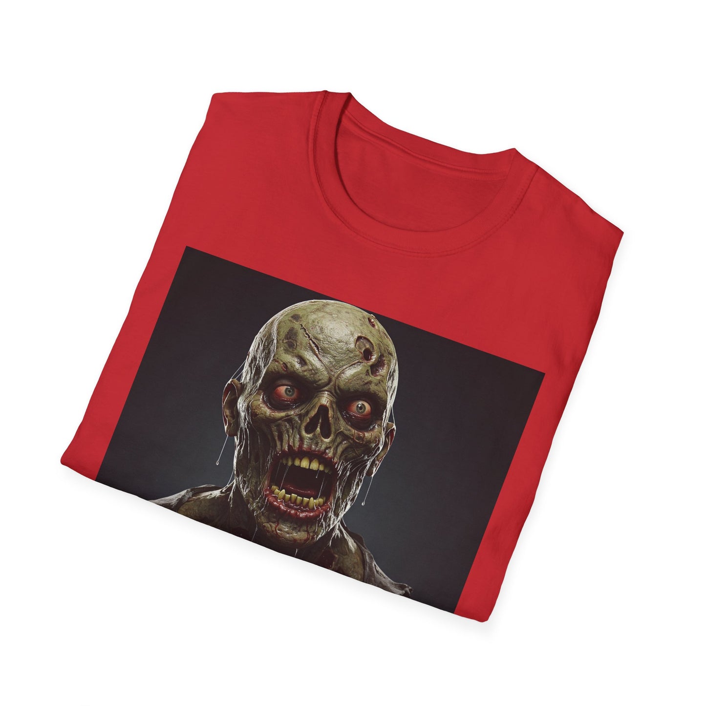 Apocalyptic Portrait Tee, bold, decaying zombie graphic Halloween & Horror Fans