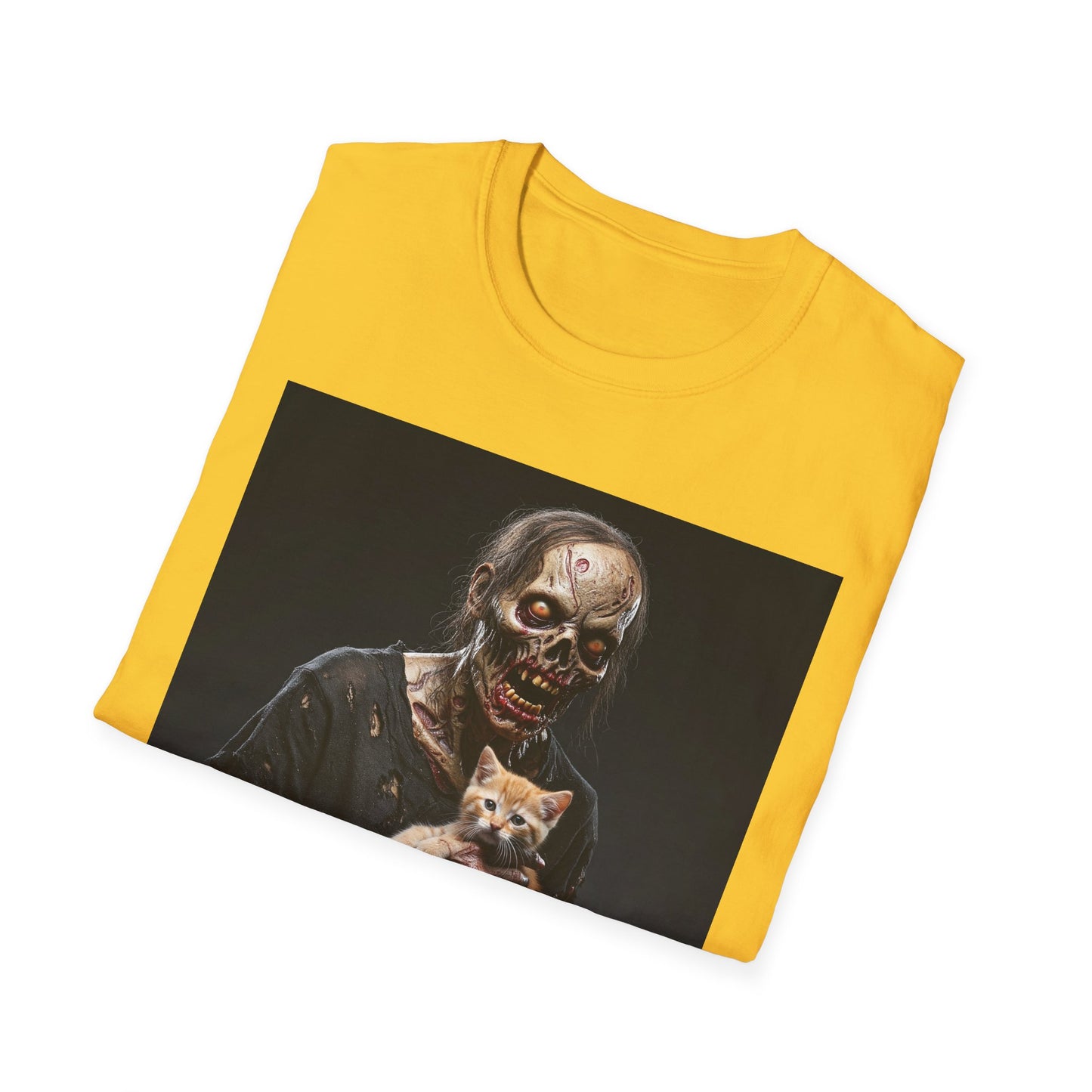 Apocalyptic Portrait Tee, bold, decaying zombie graphic