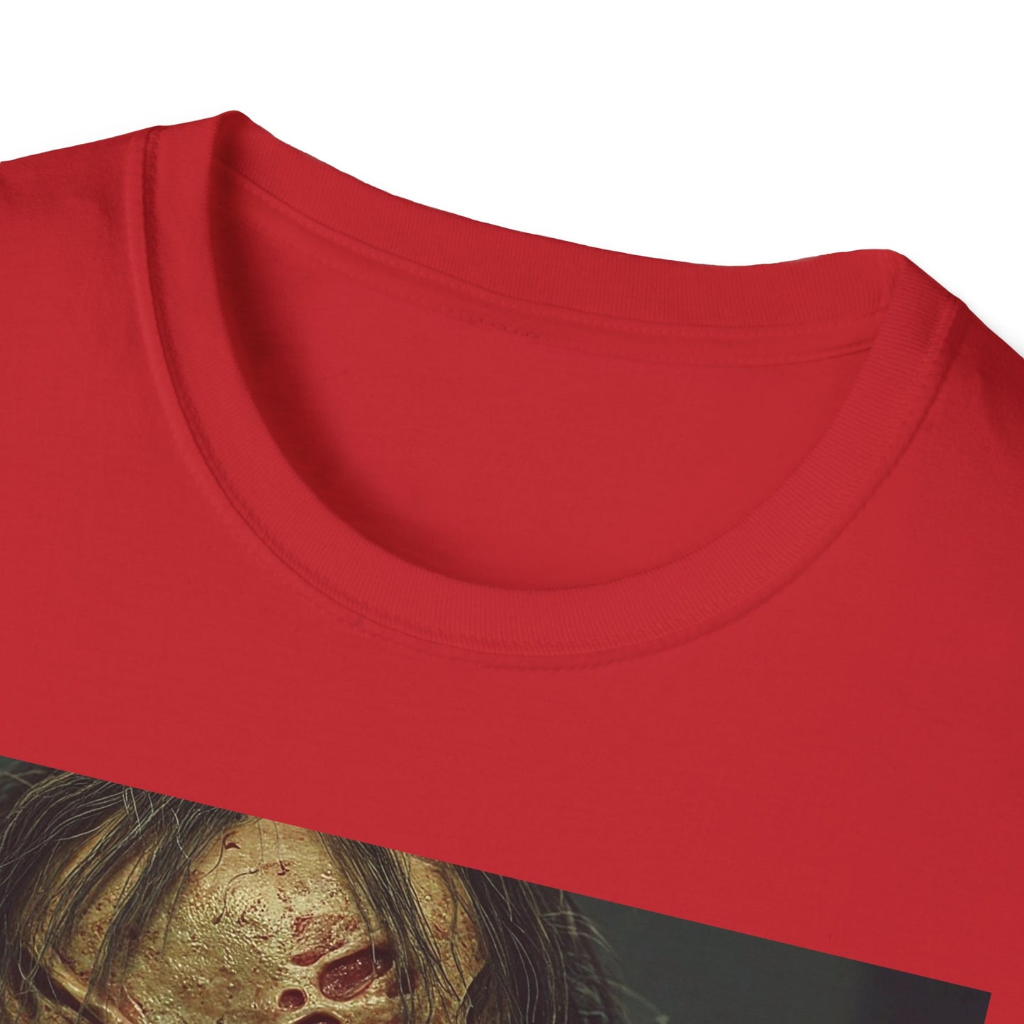 Apocalyptic Portrait Tee, bold, decaying zombie graphic