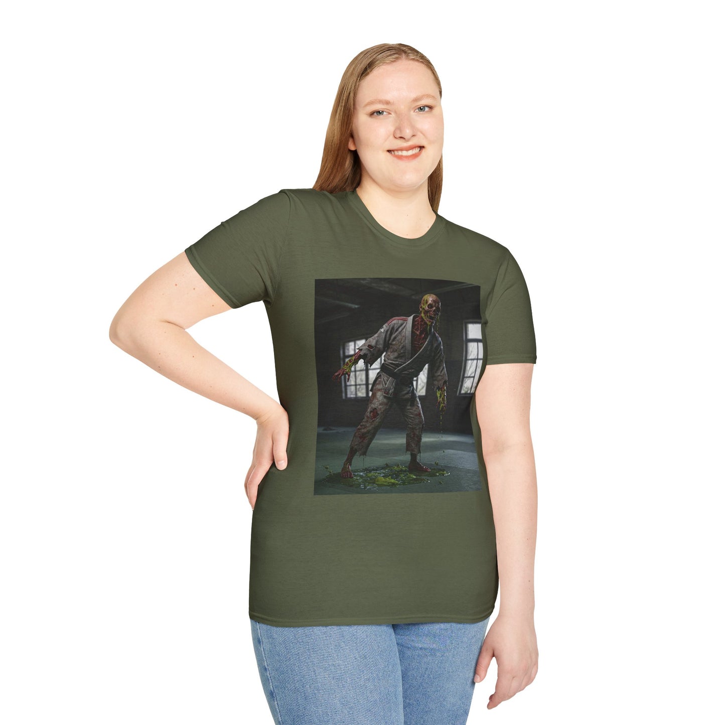 Unisex Zombie Graphic T-Shirt - Perfect for Halloween and Horror Fans