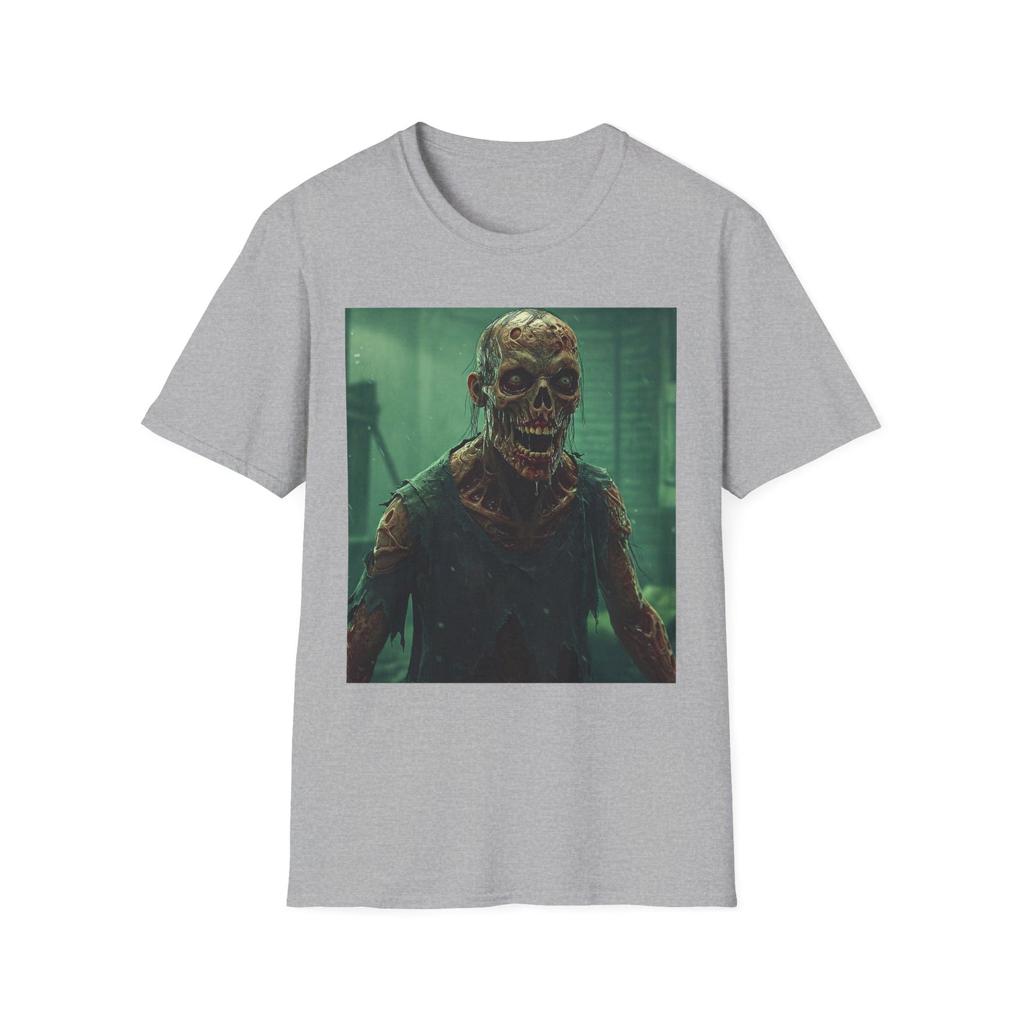 Creepy Skeleton Graphic Unisex Softstyle T-Shirt