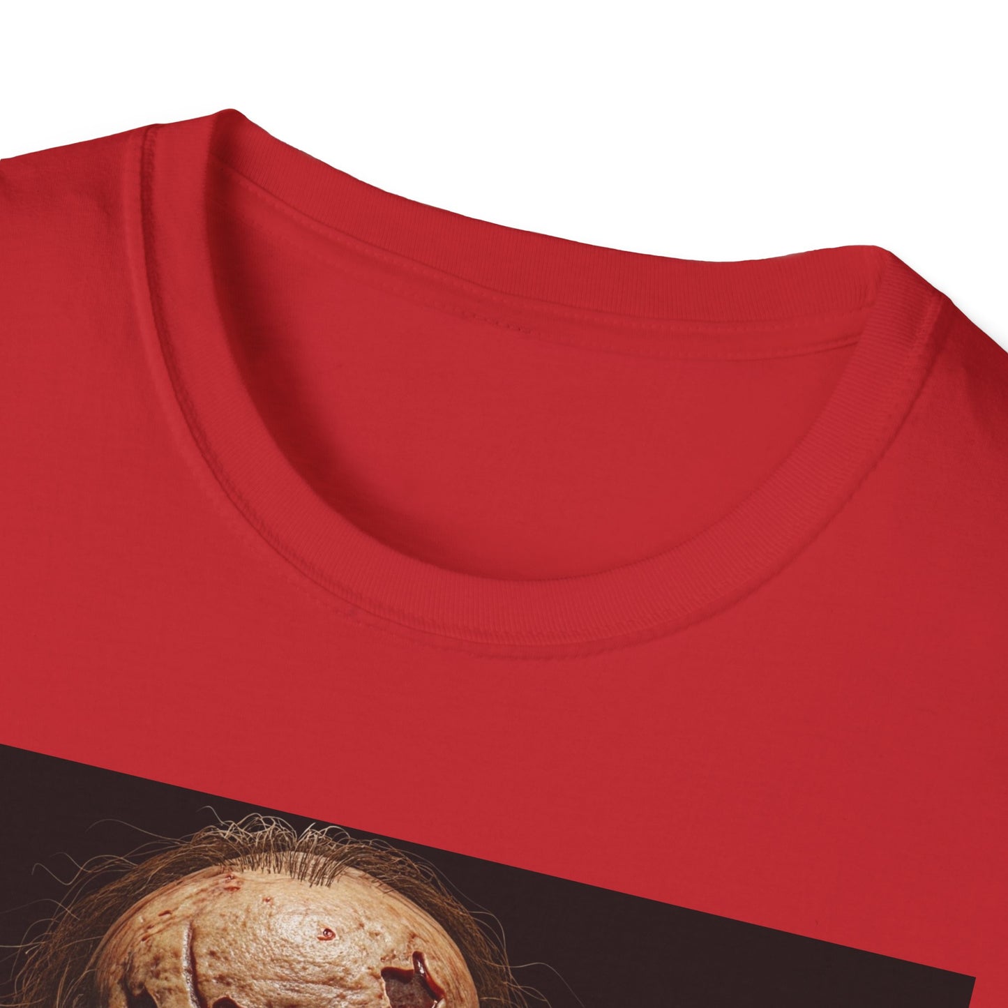 Apocalyptic Portrait Tee, bold, decaying zombie graphic