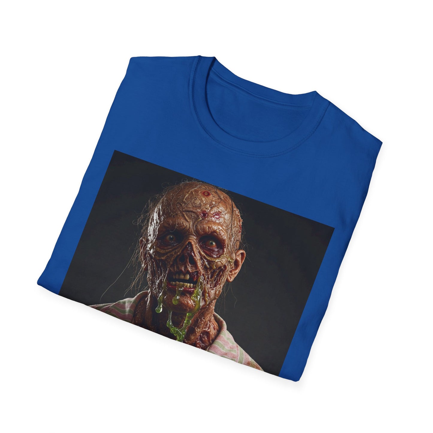 Horror-Inspired Unisex Softstyle T-Shirt - Zombie Graphic Tee