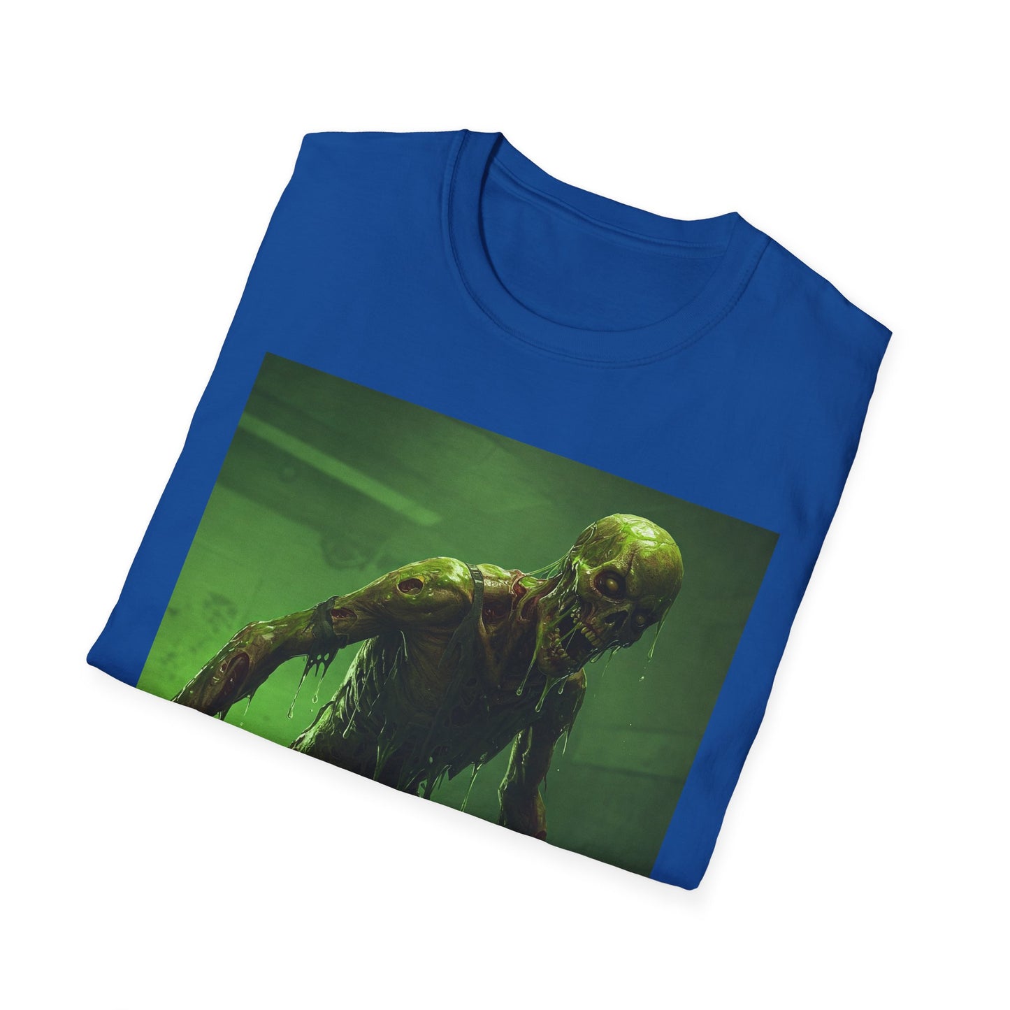 Apocalyptic Portrait Tee, bold, decaying zombie graphic