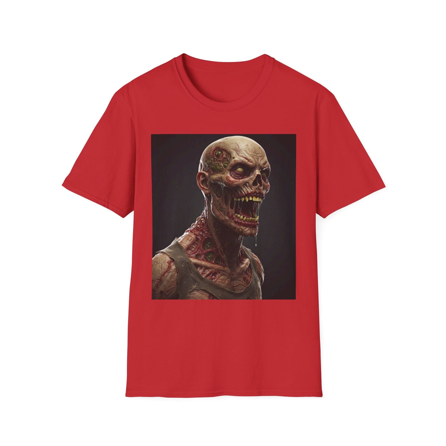 Zombie Graphic Unisex Softstyle T-Shirt | Horror Movie Fan Apparel