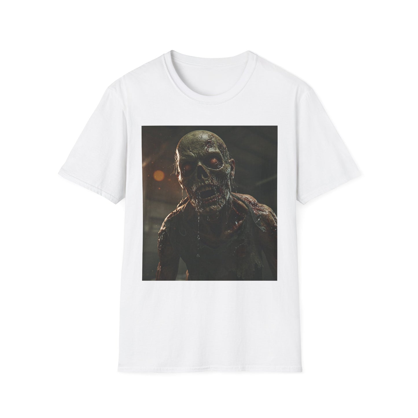 Unisex Zombie Graphic Softstyle T-Shirt | Perfect for Halloween & Horror Fans