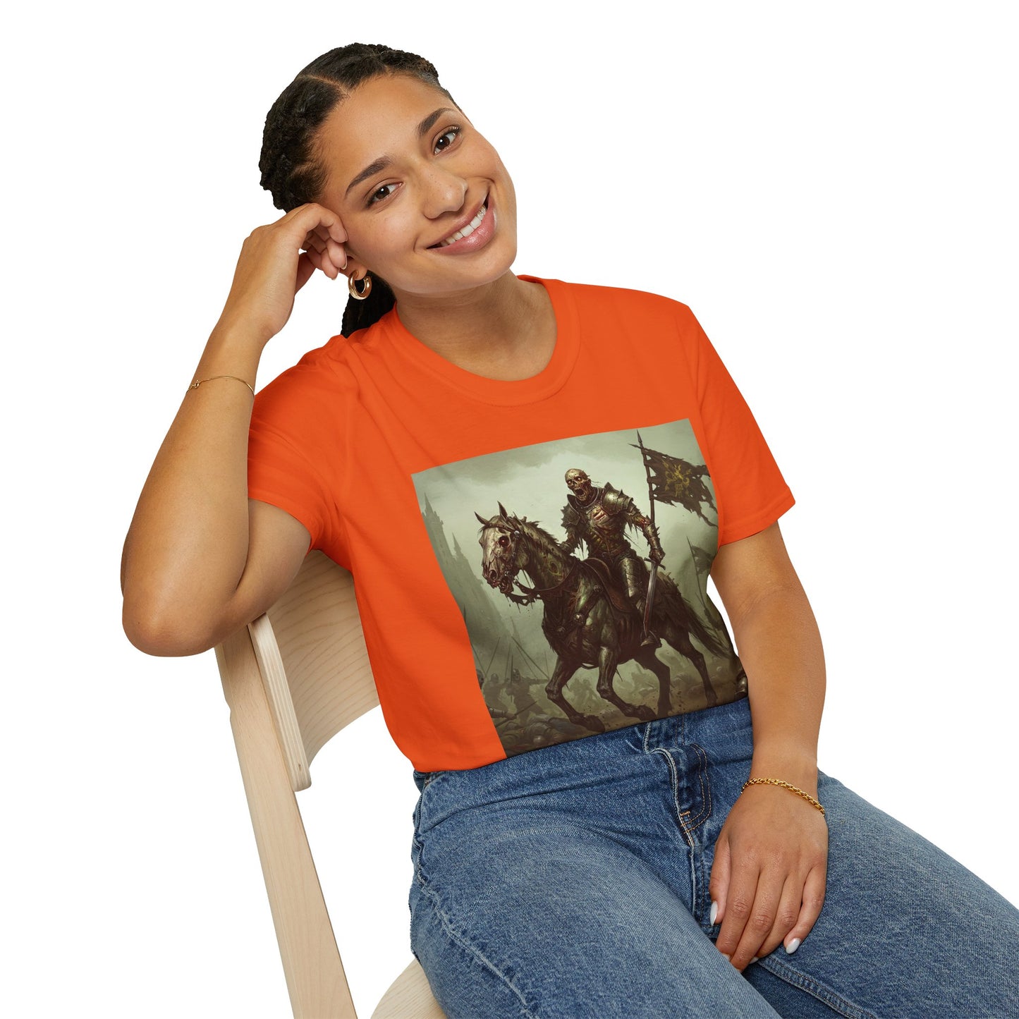 Epic Knight Riding T-Shirt - Unisex Fantasy Graphic Tee